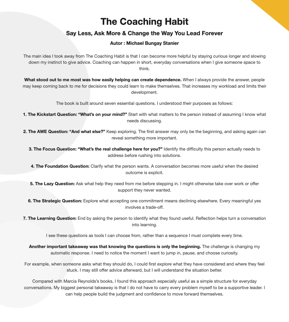 The Coaching Habit